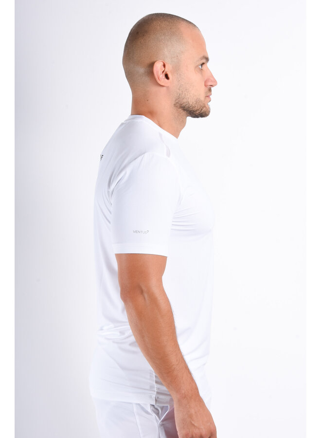 EA7 FW25 - T-Shirt Ventus7 Sport 7M000832 - White