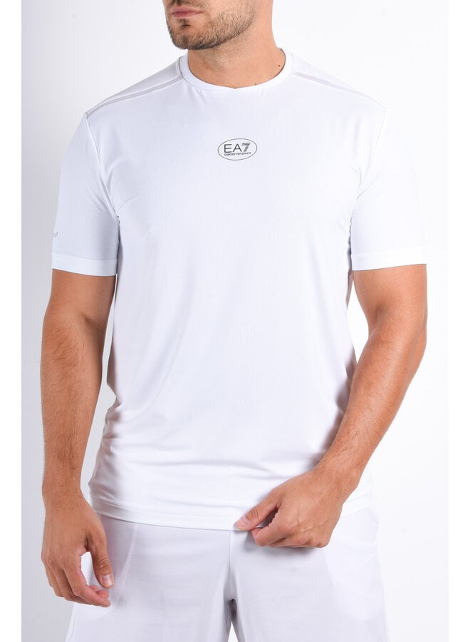EA7 FW25 - T-Shirt Ventus7 Sport 7M000832 - White