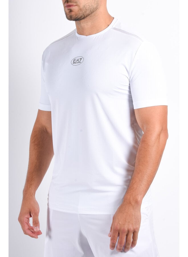 EA7 FW25 - T-Shirt Ventus7 Sport 7M000832 - White