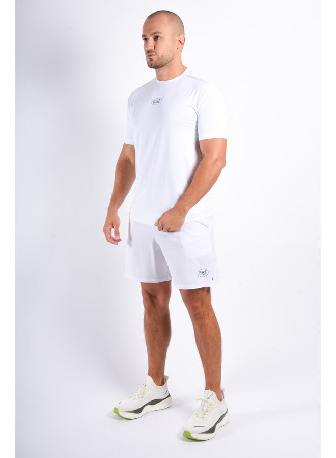 EA7 FW25 - T-Shirt Ventus7 Sport 7M000832 - White