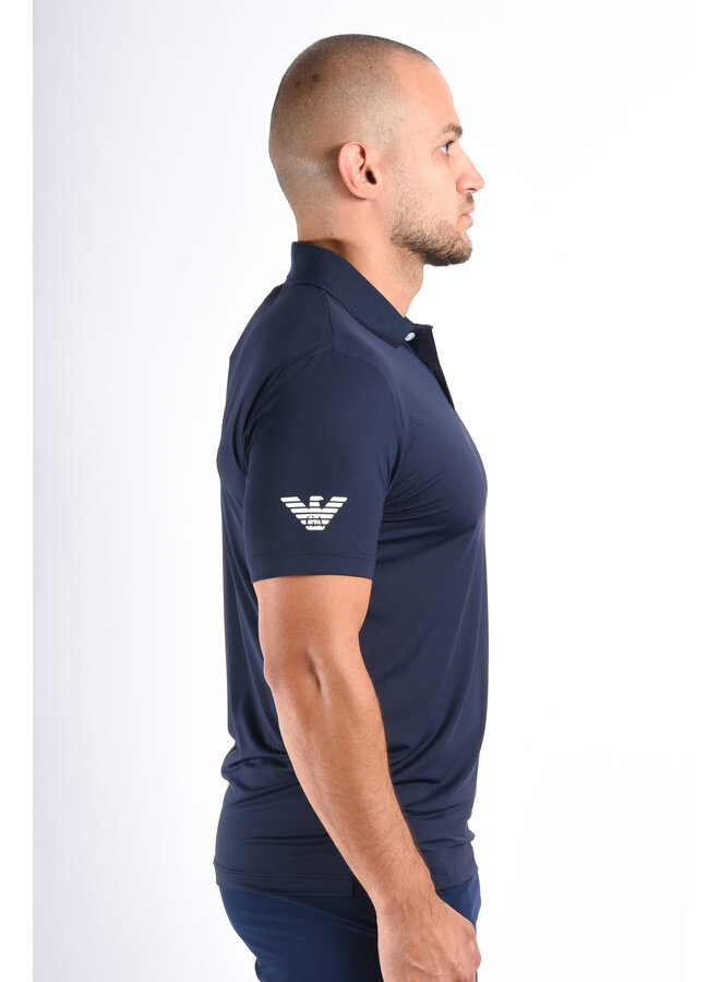 EA7 FW25 - Multi Sport Stretch Polo Ventus7 - Armani Blue