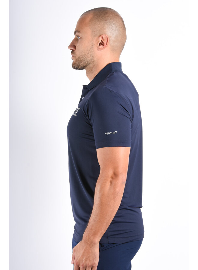 EA7 FW25 - Multi Sport Stretch Polo Ventus7 - Armani Blue