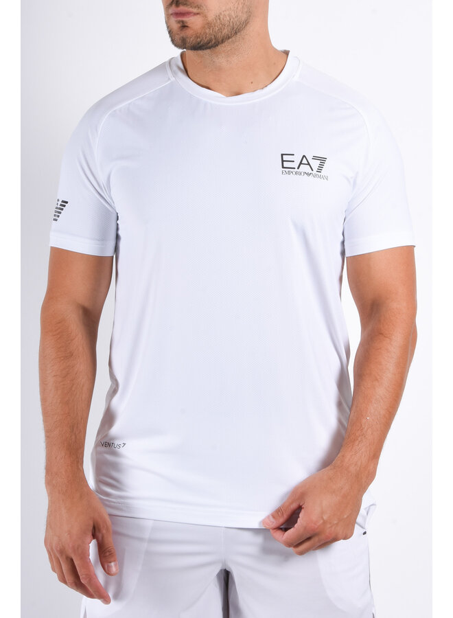 EA7 FW25 - Multi Sport Stretch T-Shirt Ventus7 - White