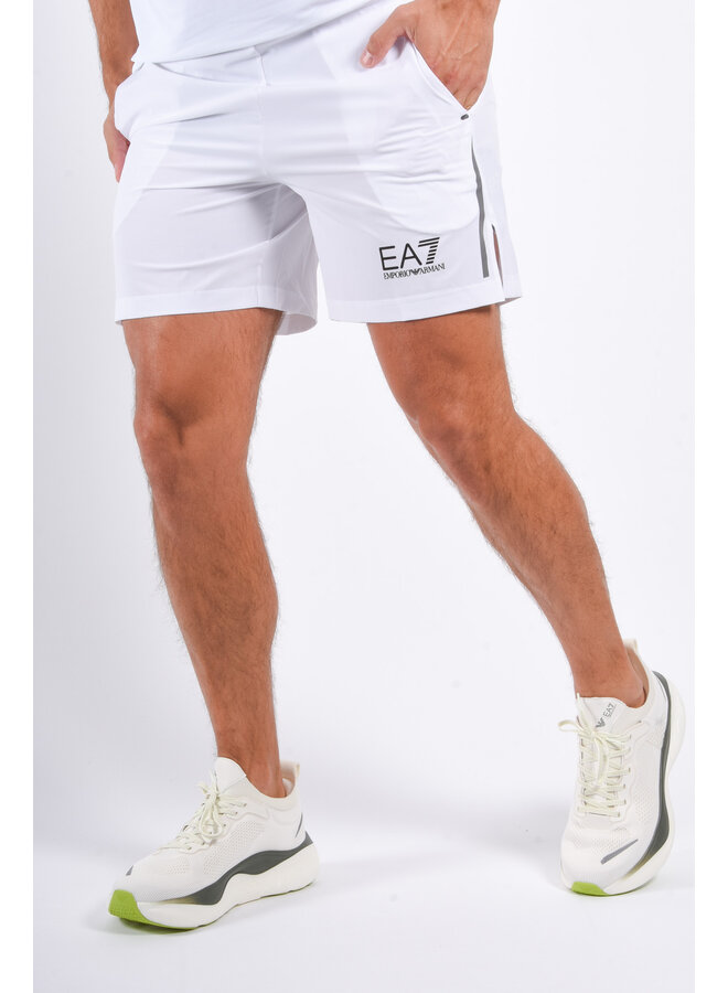 EA7 FW25 - Multi Sport Stretch Shorts Ventus7 - White