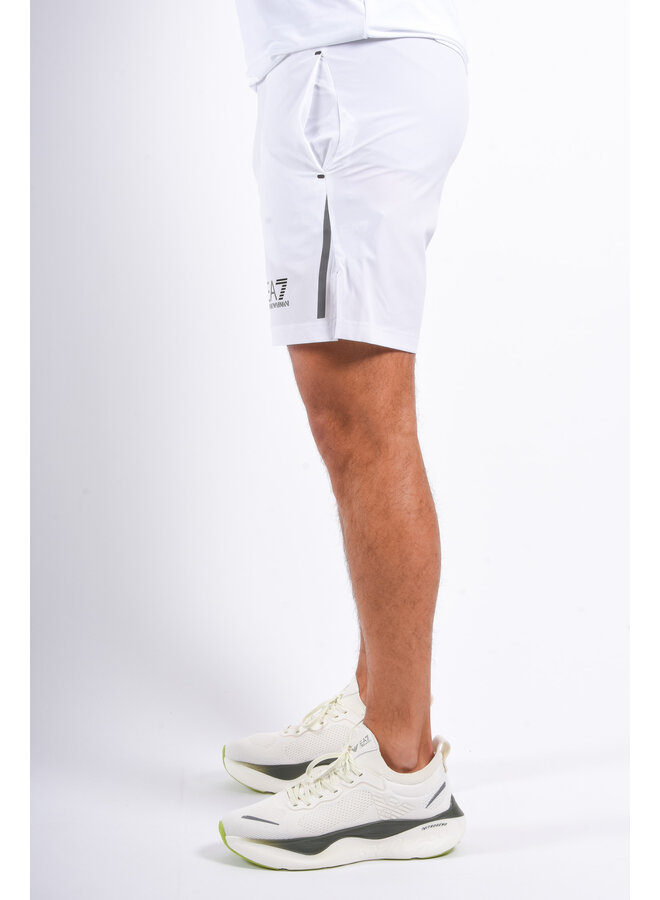 EA7 FW25 - Multi Sport Stretch Shorts Ventus7 - White