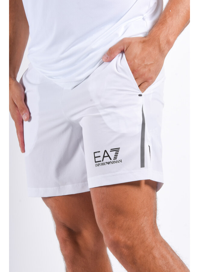 EA7 FW25 - Multi Sport Stretch Shorts Ventus7 - White