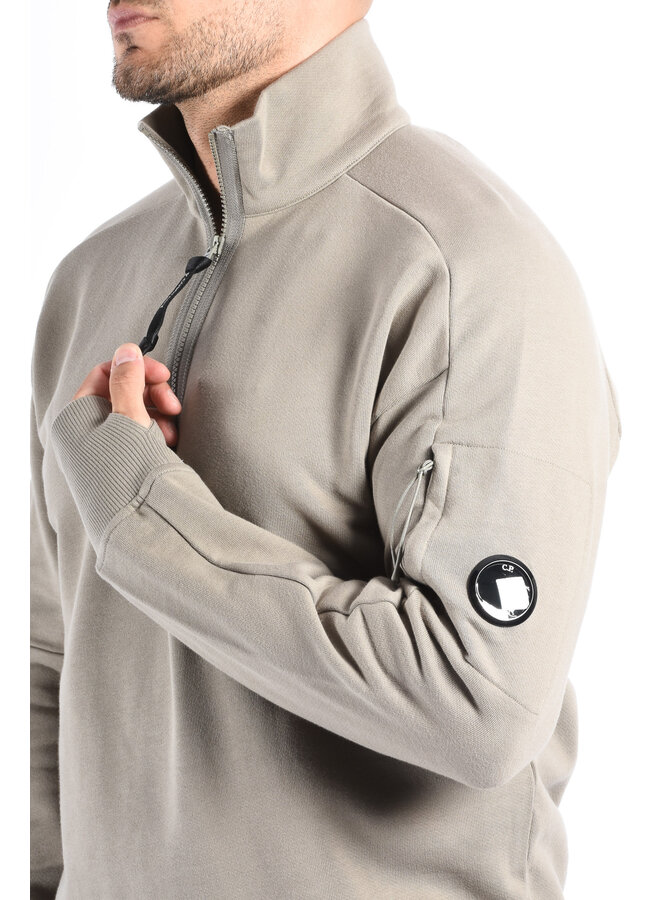 CP Company FW25 - Diagonal Raised Fleece Half Zip Sweater - Fallen Rock