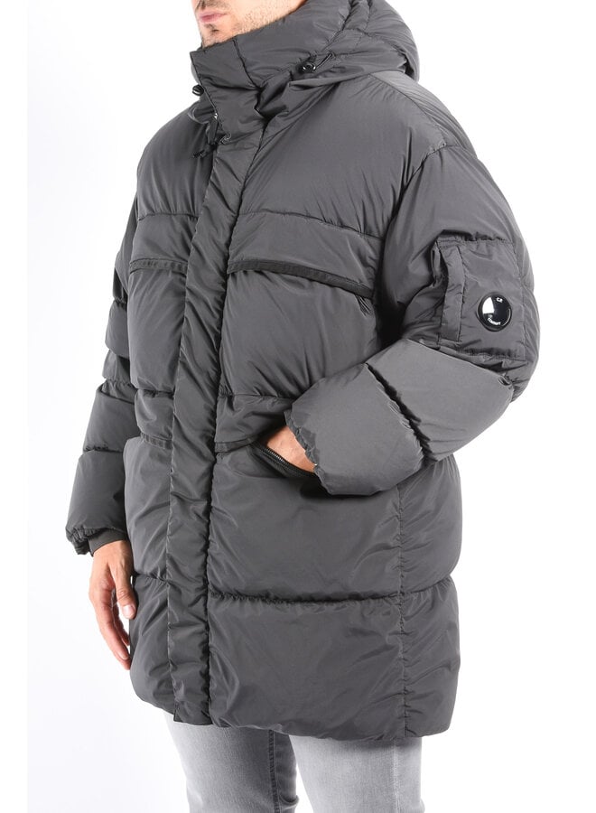 CP Company FW25 - Long Winter Jacket Nycra R - Dark Shadow