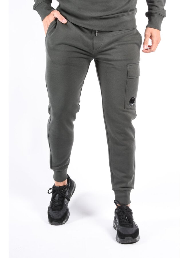CP Company FW25 - Diagonal Raised Fleece Cargo Pants - Dark Shadow