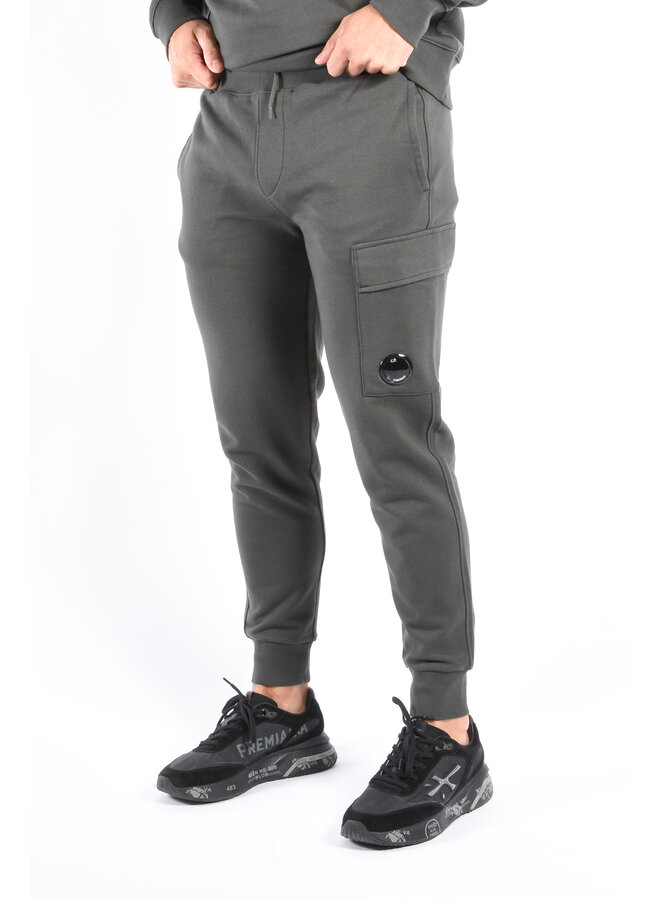 CP Company FW25 - Diagonal Raised Fleece Cargo Pants - Dark Shadow