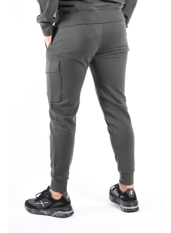 CP Company FW25 - Diagonal Raised Fleece Cargo Pants - Dark Shadow