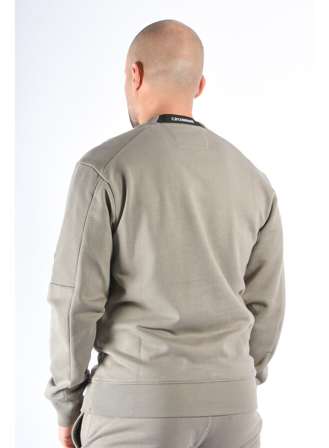 CP Company FW25 - Diagonal Raised Fleece Sweater - Fallen Rock