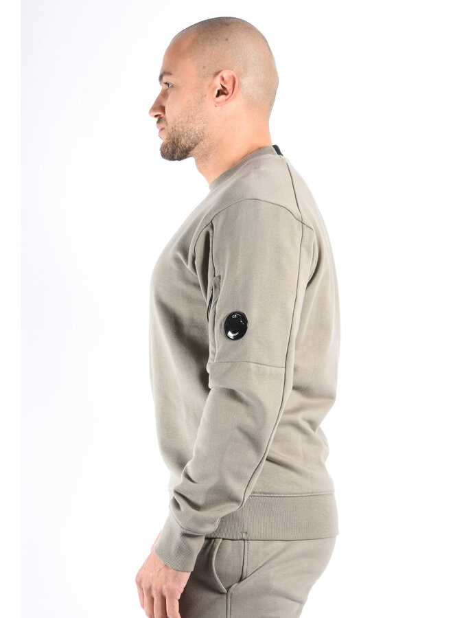 CP Company FW25 - Diagonal Raised Fleece Sweater - Fallen Rock