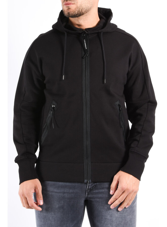 CP Company FW25 - Diagonal Raised Fleece Goggle Vest - Black
