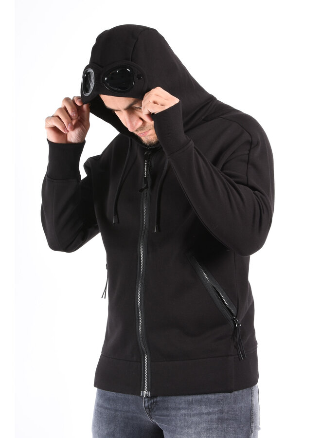 CP Company FW25 - Diagonal Raised Fleece Goggle Vest - Black