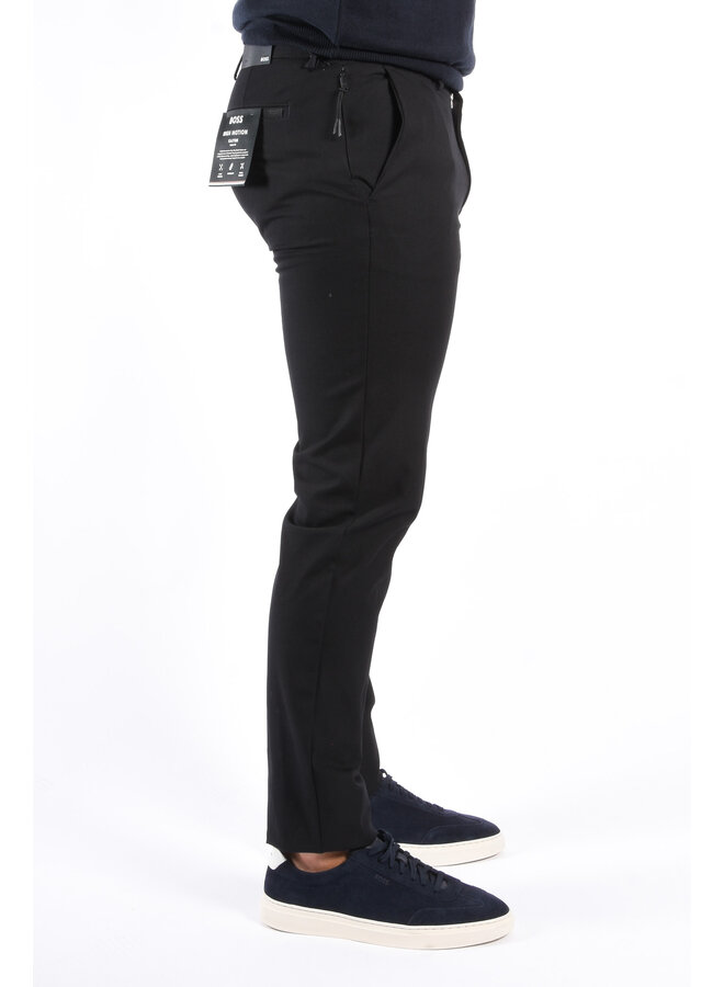 BOSS - Slim Fit Stretch Cotton Trousers P Kaiton1 Zip - Black