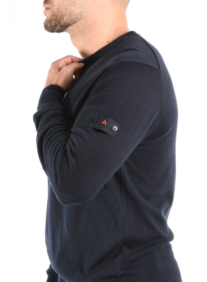 Peuterey FW25 - Exmoor 07 Knit Sweater - Dark Blue