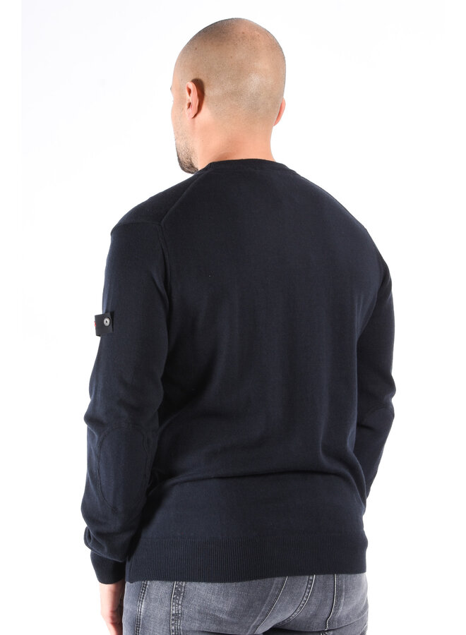 Peuterey FW25 - Exmoor 07 Knit Sweater - Dark Blue