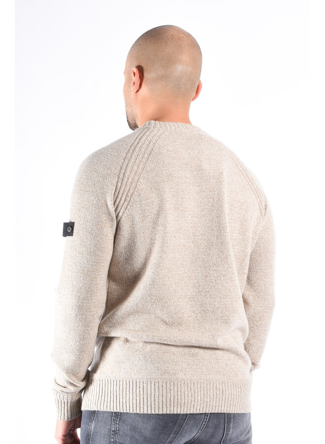 Peuterey FW25 - Itokawa 03 Wool Blend Sweater - Beige Melange