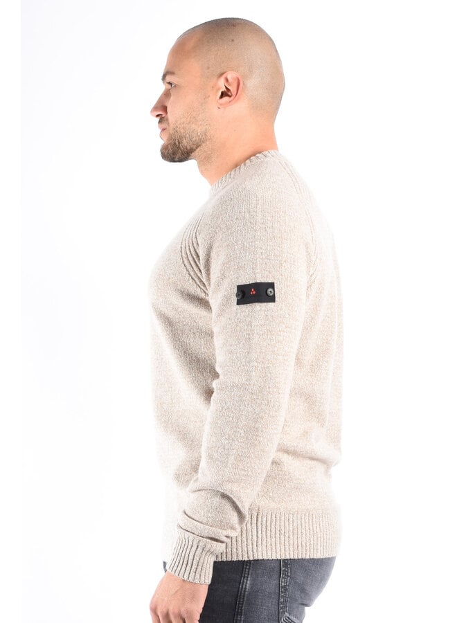 Peuterey FW25 - Itokawa 03 Wool Blend Sweater - Beige Melange