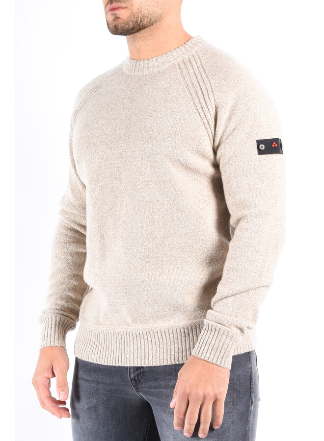 Peuterey FW25 - Itokawa 03 Wool Blend Sweater - Beige Melange