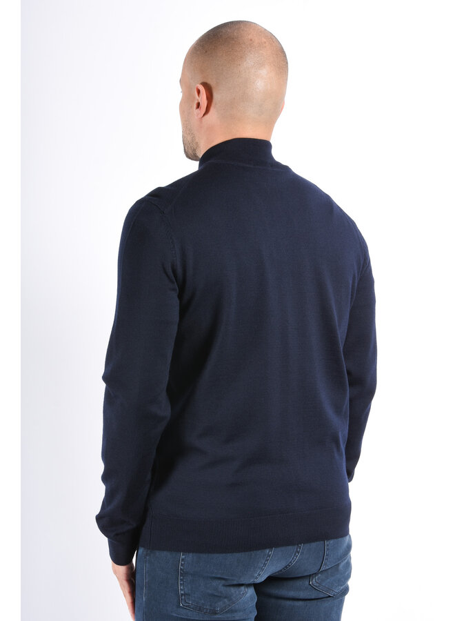 BOSS FA25 - Knit Vest Balonso L - Dark Blue