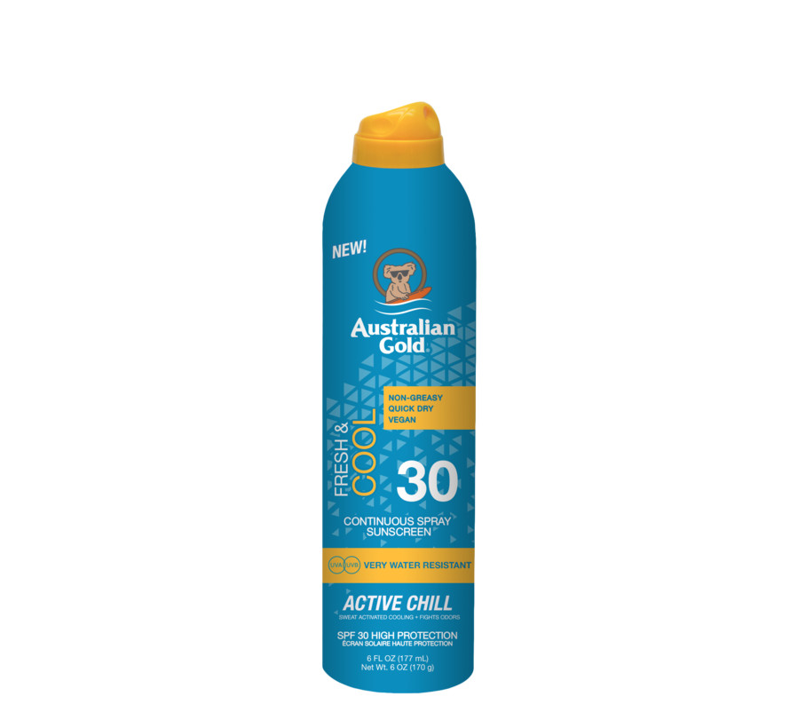 SPF 30 Continuous Active Chill 177 ml
