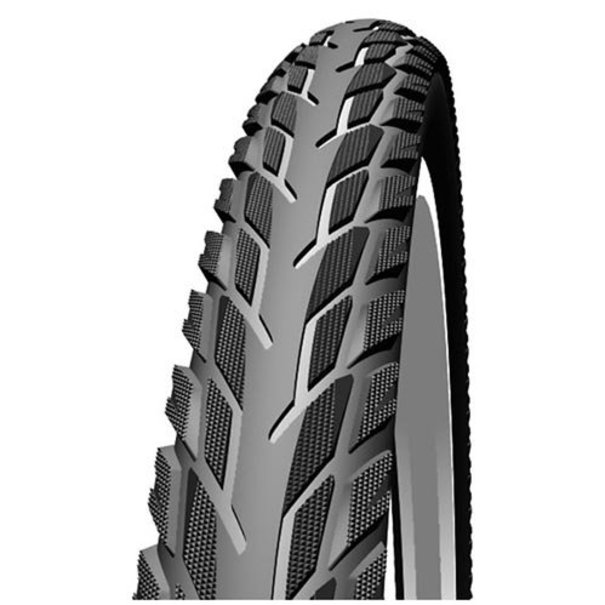 SCHWALBE BUITENBAND SILENTO 26X1.75 MET REFLECTIE IN ZWART 47-559