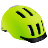 BHE-161 GRID HELM IN MAT NEON GEEL