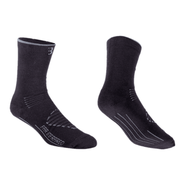 BBB BSO-16 FIRFEET SOKKEN IN ZWART/GRIJS
