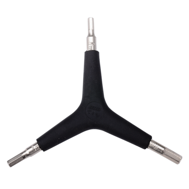 BBB BTL-28 THREESTAR 4,5,6MM INBUSSLEUTELS IN ZWART/ZILVER