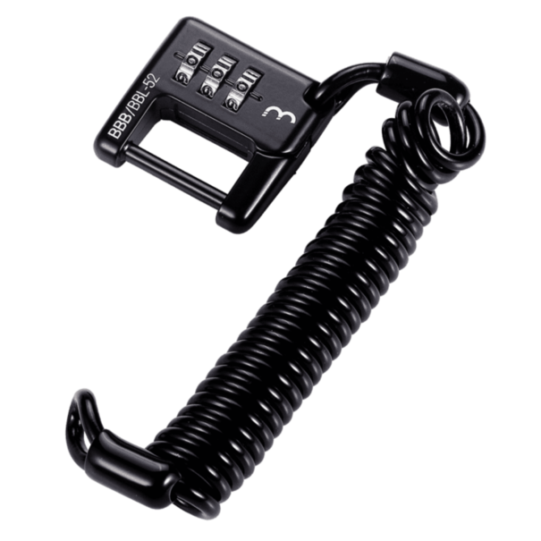 BBB BBL-52 MINISAFE COIL CABLE FIETSSLOT 3MMX120CM IN ZWART