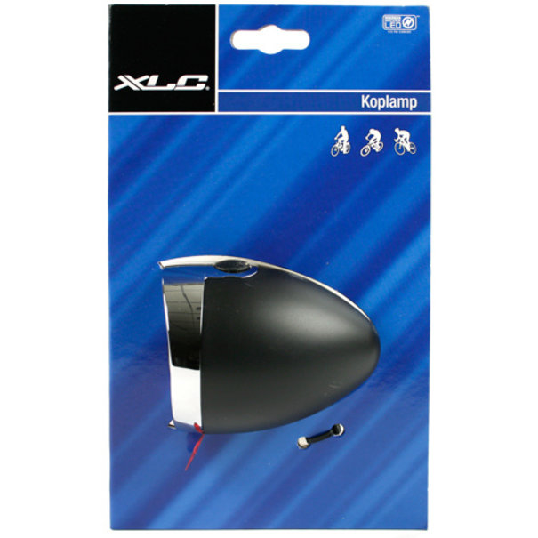 XLC KOPLAMP BL112 HOLLAND LED OP BATTERIJ IN ZWART