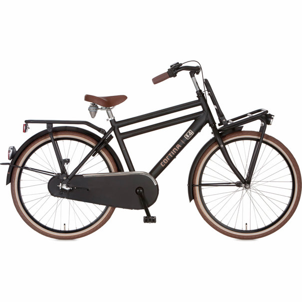 CORTINA TRANSPORT U4 MINI 24 INCH JONGENSFIETS IN JET BLACK MATT R3