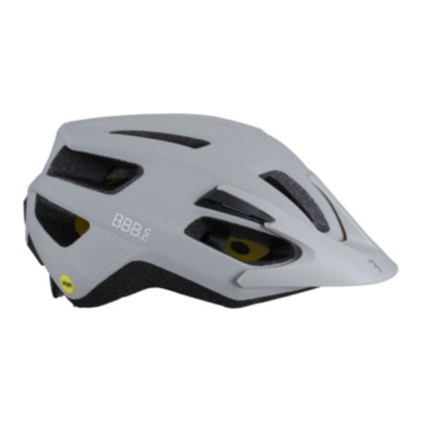 BBB BHE-22B DUNE MIPS 2.0 HELM IN MAT GRIJS/WIT