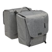 DUBBELE TAS NOVA MET MIK SYSTEEM IN GREY 32L