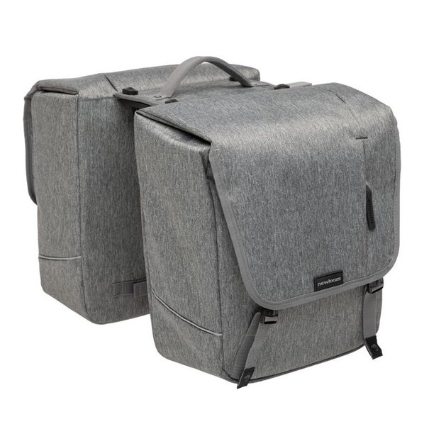 NEW LOOXS DUBBELE TAS NOVA MET MIK SYSTEEM IN GREY 32L