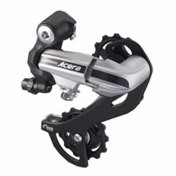 SHIMANO ACHTERDERAILLEUR ACERA 7/8-SPEED Z/HAAK IN ZILVER