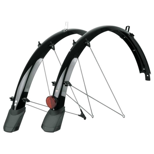 SKS SPATBORDSET BLUEMELS MET KABELTUNNEL 53MM 28 INCH IN ZWART