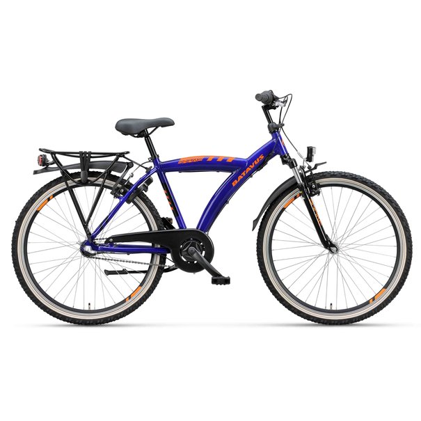 BATAVUS SNAKE 26 INCH / 43CM JONGENSFIETS IN COBALT BLUE MET 3 VERSNELLINGEN