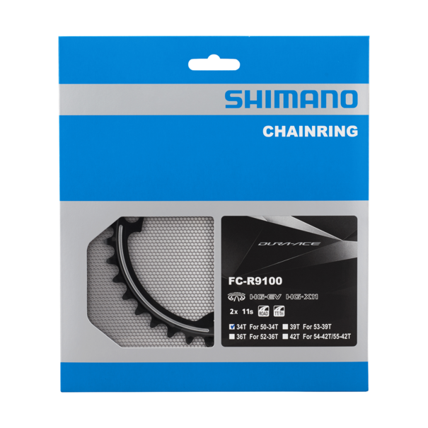 SHIMANO KETTINGBLAD DURA-ACE FC-R9100 34 TANDEN 3X10-SPEED