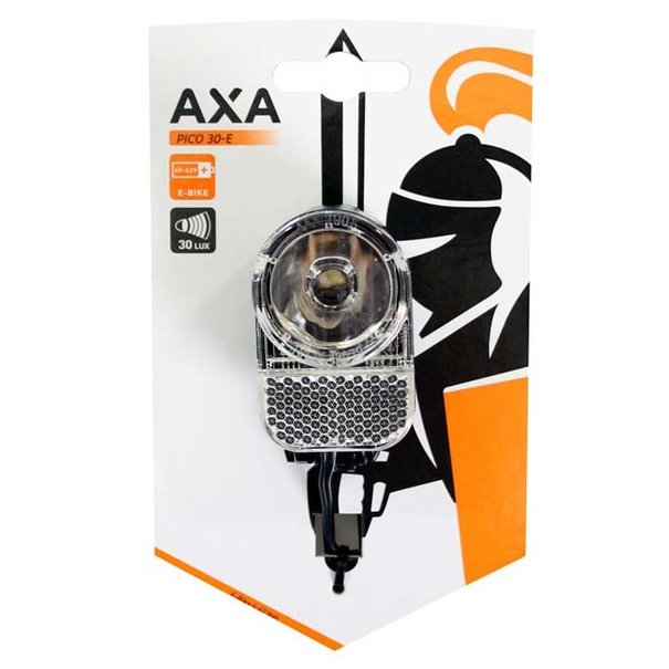 AXA KOPLAMP PICO 30E 6-24V LED OP ACCU IN HET ZWART