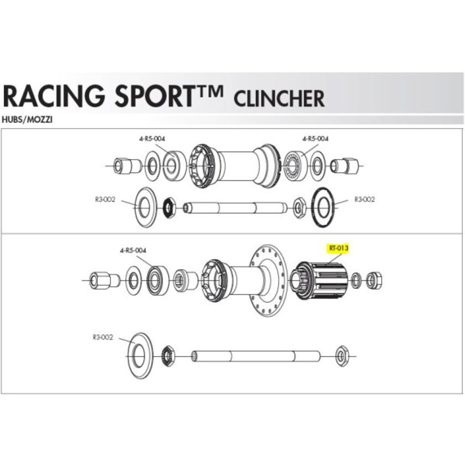 パーツ SHIMANO 105 & ULTEGRA & FULCRUM FULCRUM CASSETTE BODY SHIMANO 8/11-S RACING SPORT - GEJO Cycleworld