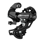 ACHTERDERAILLEUR TOURNEY TX80 IN ZWART MET 8 VERSNELLINGEN