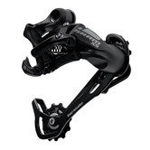 ACHTERDERAILLEUR X5 LONG CAGE IN HET ZWART MET 10 VERSNELLINGEN