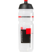 750ML BIDON IN TRANSPARANT MET ZWART/ROOD