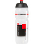 750ML BIDON IN TRANSPARANT MET ZWART/ROOD