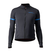 FONDO 2 JERSEY LIGHT BLACK MET BLUE REFLEX INZETSTROKEN