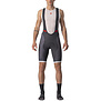 COMPETIZIONE KIT BIBSHORT IN DARK GRAY/SILVER GRAY