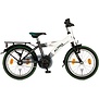 YABBER 18 INCH JONGENSFIETS IN PURE WHITE / INDUSTRIAL BLACK